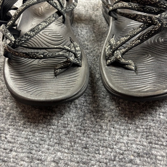 CHACO Women’s Z/Cloud X2 Sandals Black/White Water Shoe Outdoor size: 8 - Picture 3 of 11
